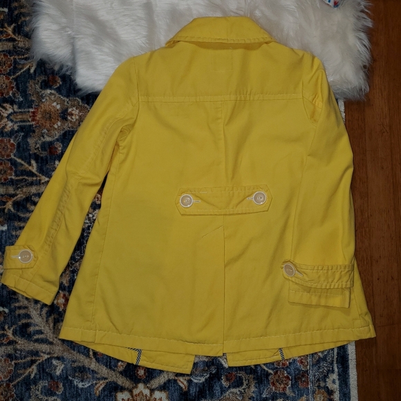GAP Vintage Yellow Babydoll Pea Coat - Picture 4 of 12